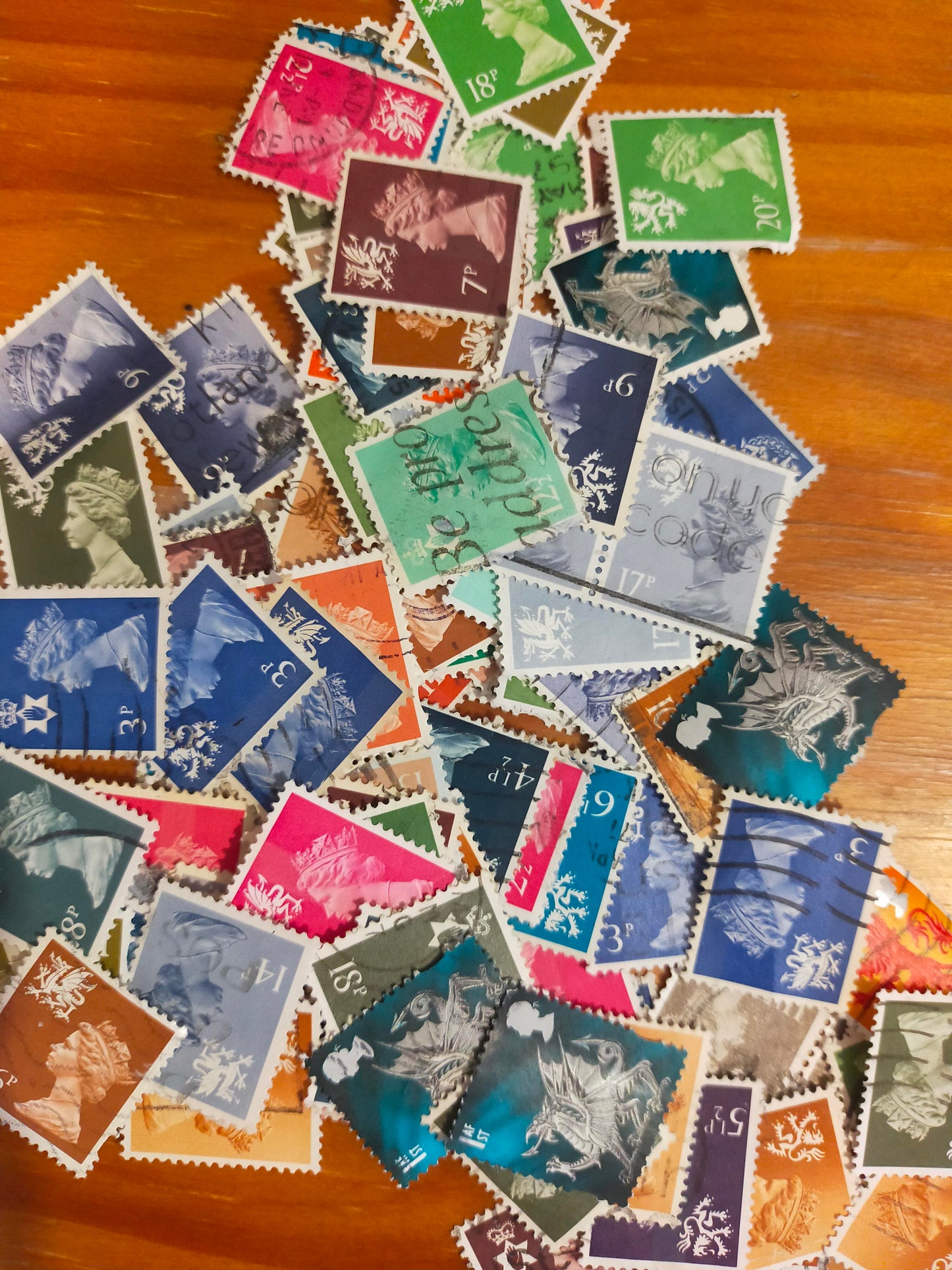 25x Regional definitive UK stamps, Wales/Scotland/N Ireland/ channel islands