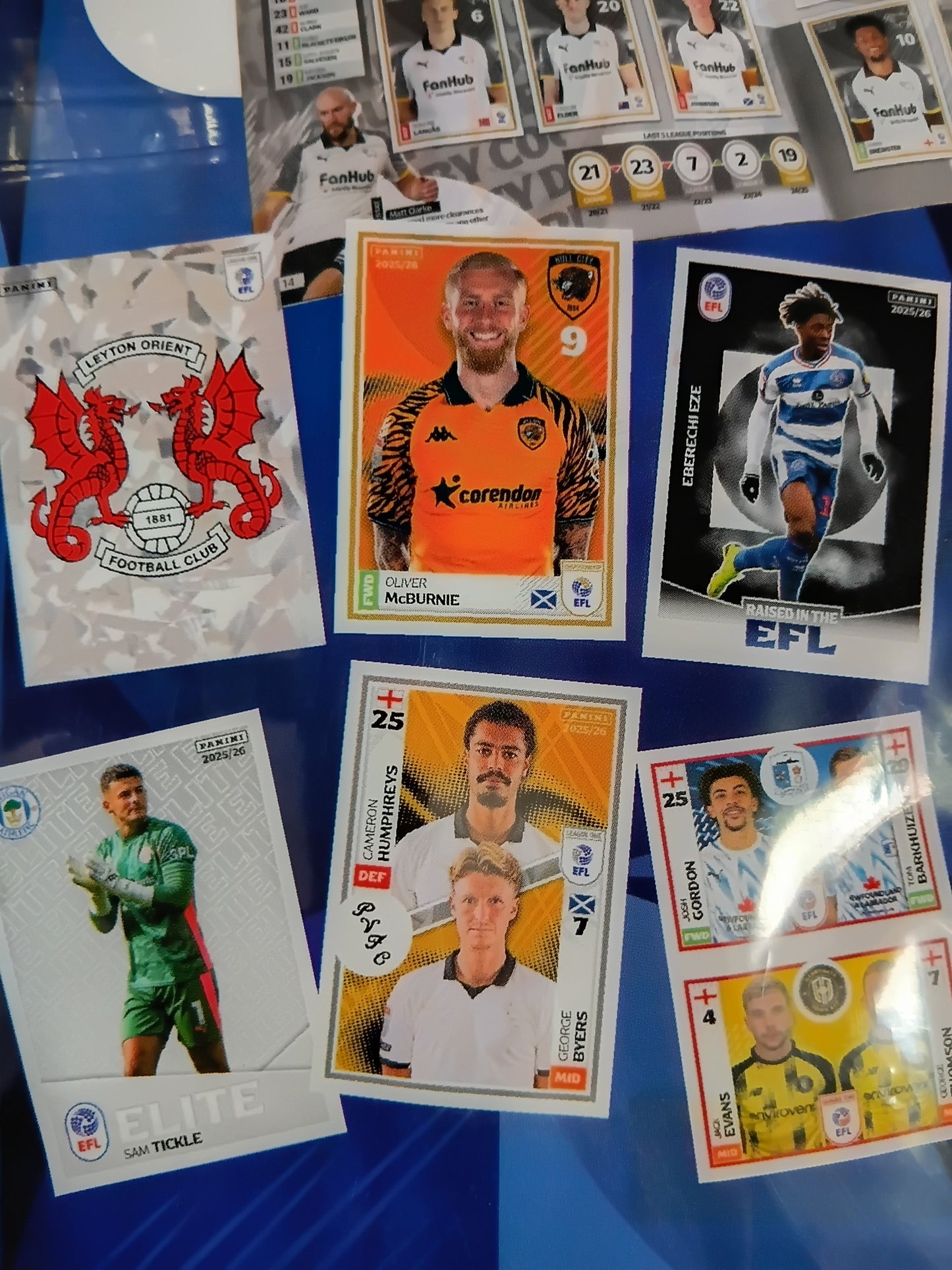 EFL card and sticker starter set
