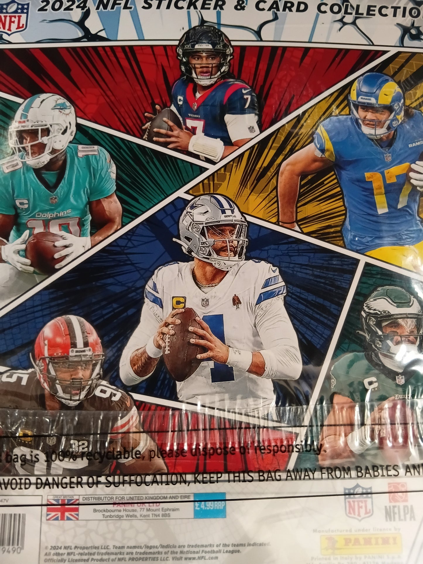 NFL Sticker And Card Collection Starter Pack