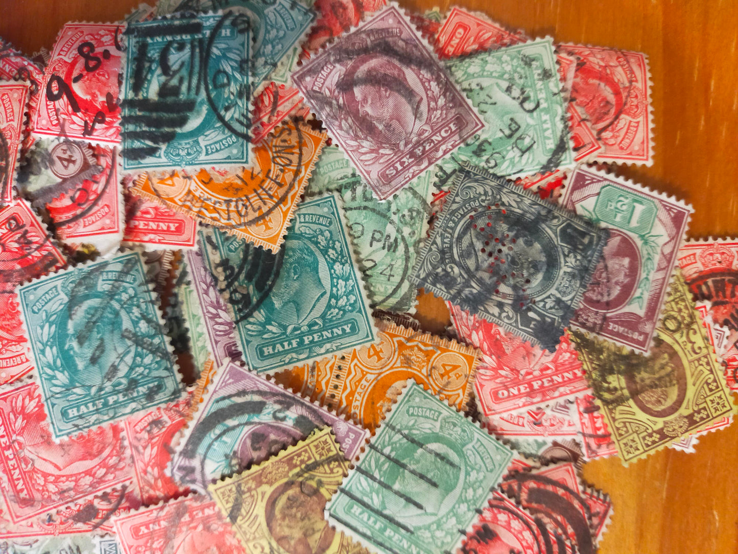 50x Edwardian Stamps Bundle