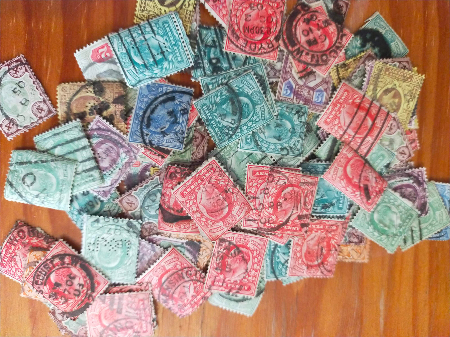 50x Edwardian Stamps Bundle