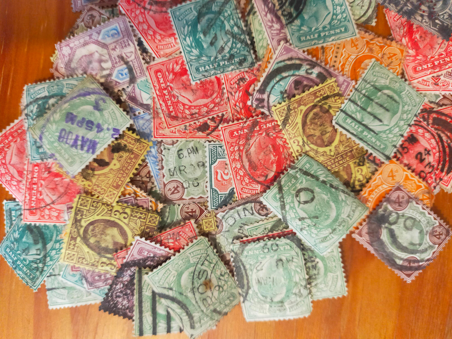 50x Edwardian Stamps Bundle