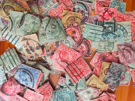 50x Edwardian Stamps Bundle